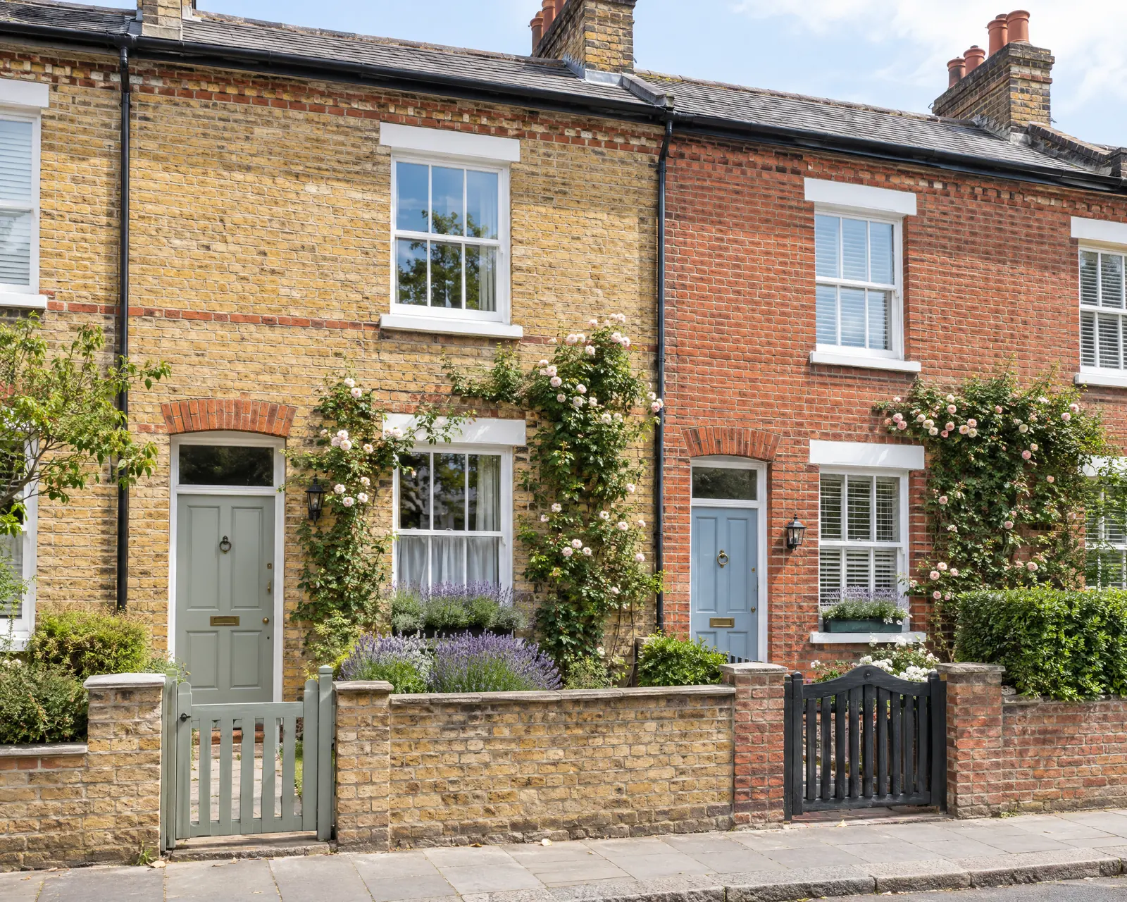 Period houses on a West London street